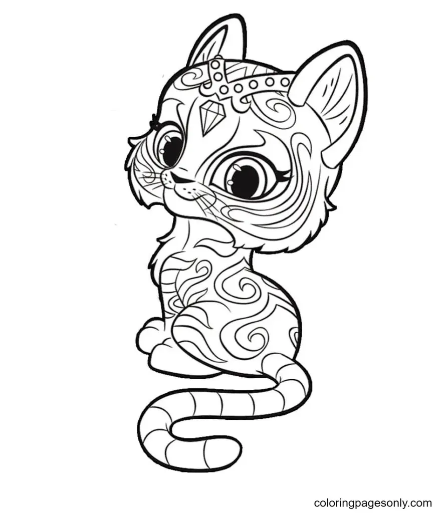 Desenhos de Shimmer e Shine Para Colorir 10