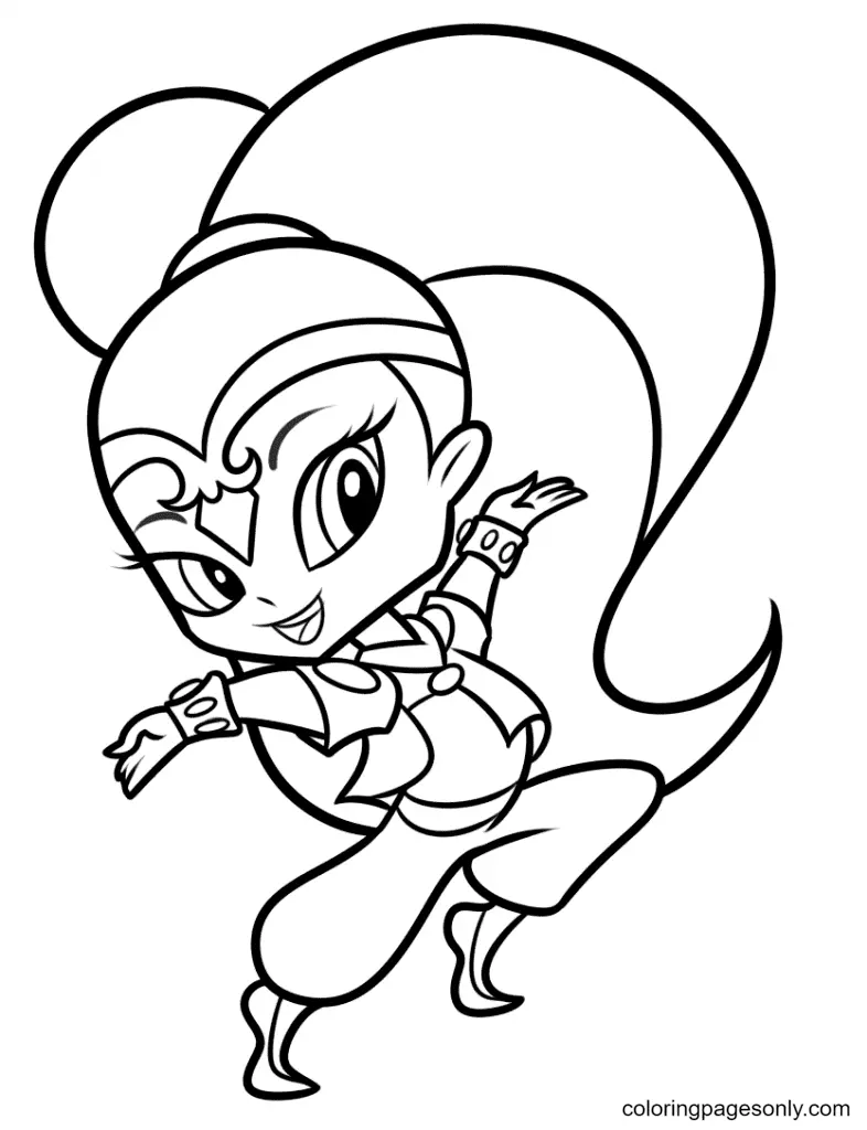 Shimmer Y Shine Para Colorear 52