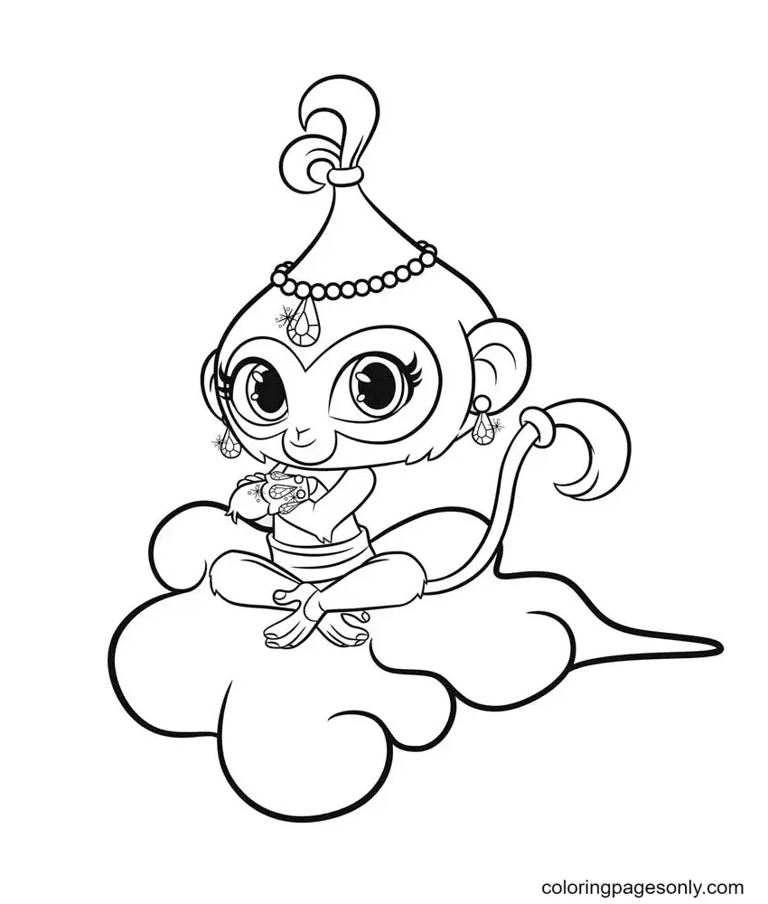 Shimmer and Shine Coloring Pages 55