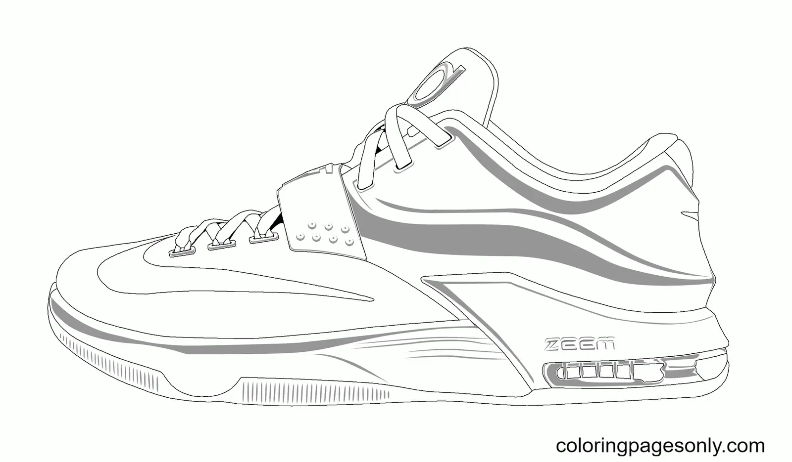 Shoe Coloring Pages 21