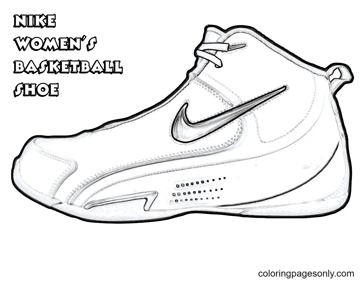 Shoe Coloring Pages 26