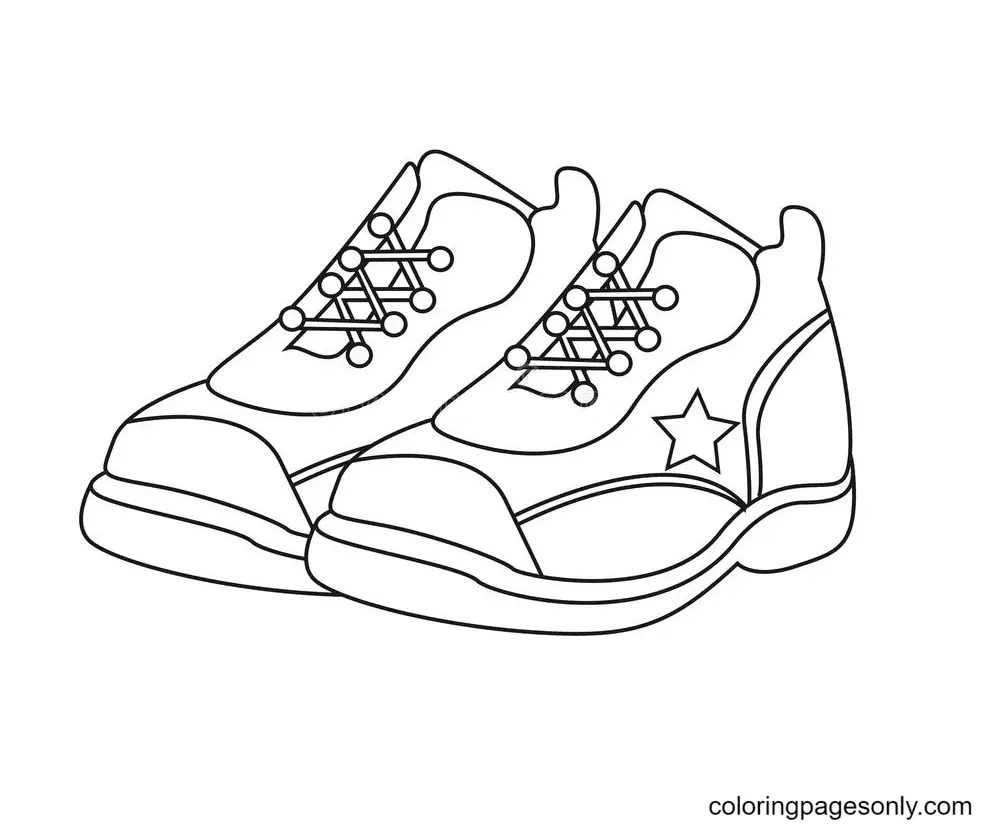 Shoe Coloring Pages 42