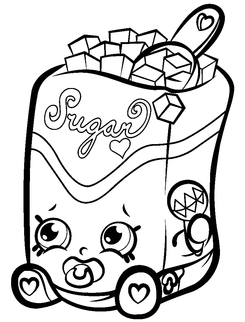 Shopkins Coloring Pages 216