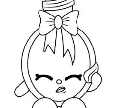 Shopkins Coloring Pages 309