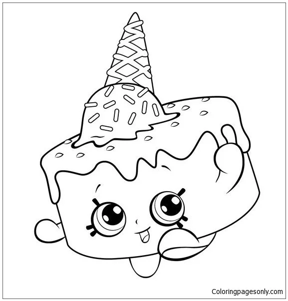 Shopkins Coloring Pages 343