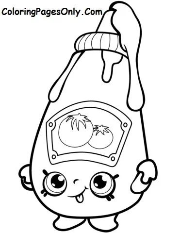 Shopkins Coloring Pages 352