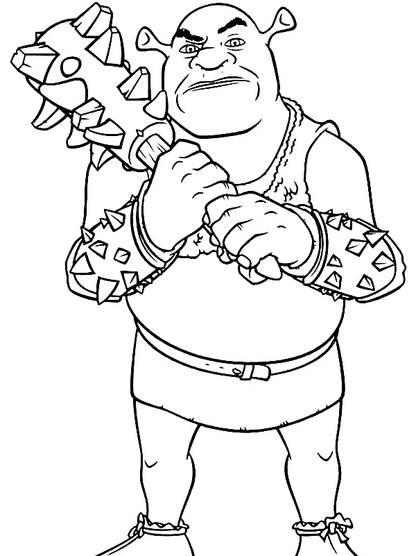 Desenhos de Shrek Para Colorir 61