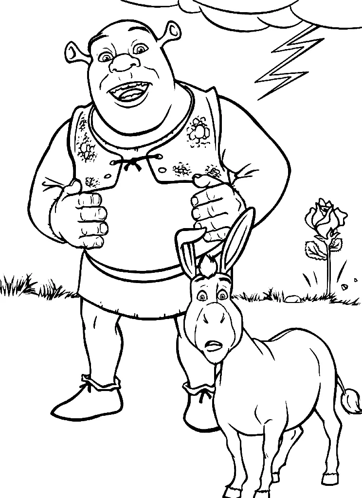 Shrek Coloring Pages 65