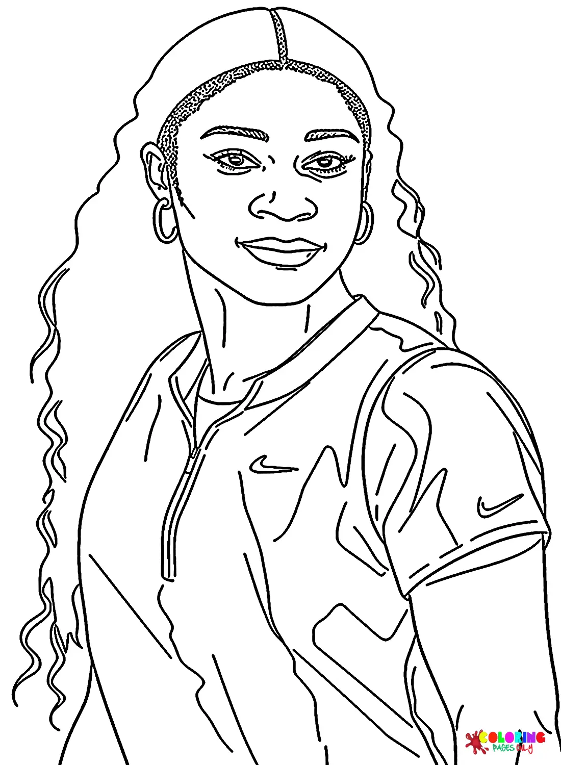 Desenhos de Simone Biles Para Colorir