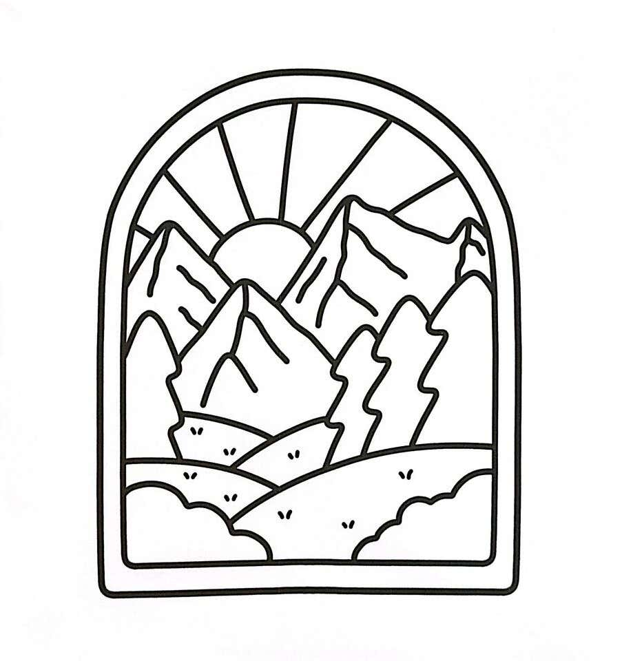 Simple Art Coloring Pages 51