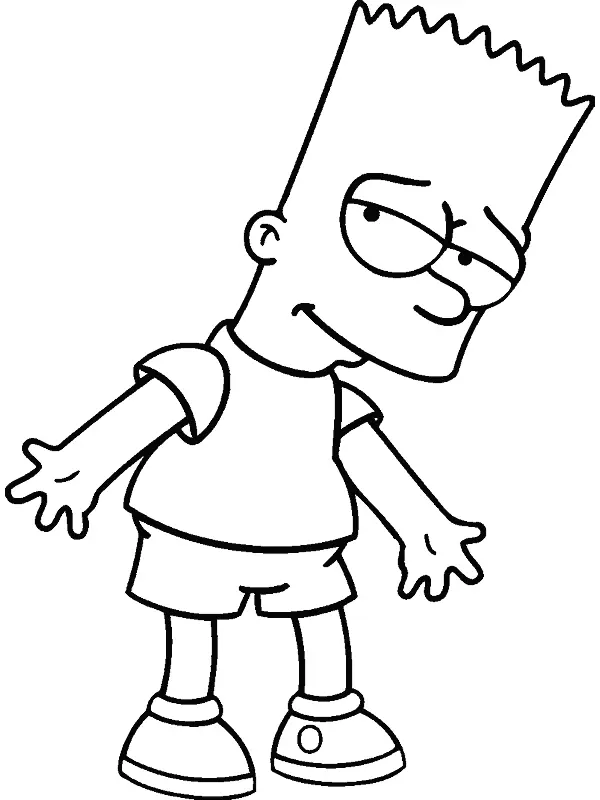 Simpsons Coloring Pages 12