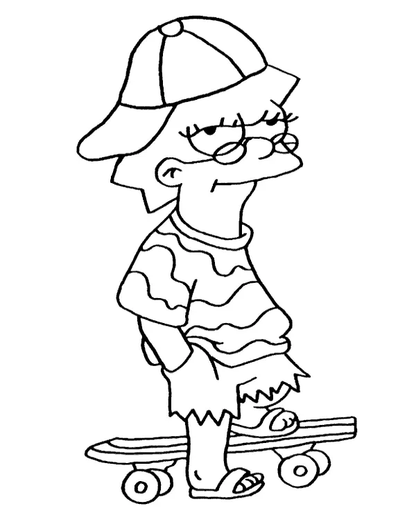 Simpsons Coloring Pages 15