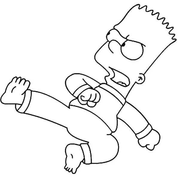 Simpsons Coloring Pages 16