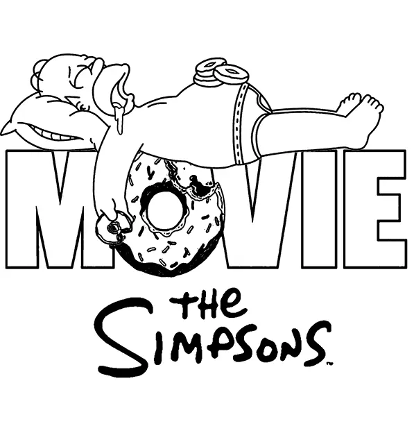 Simpsons Coloring Pages 19