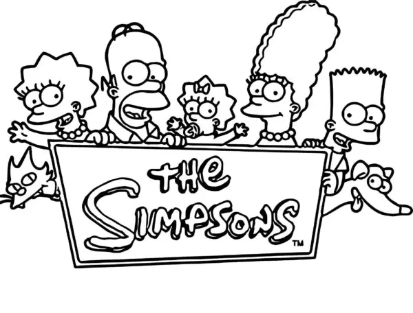 Simpsons Coloring Pages 2