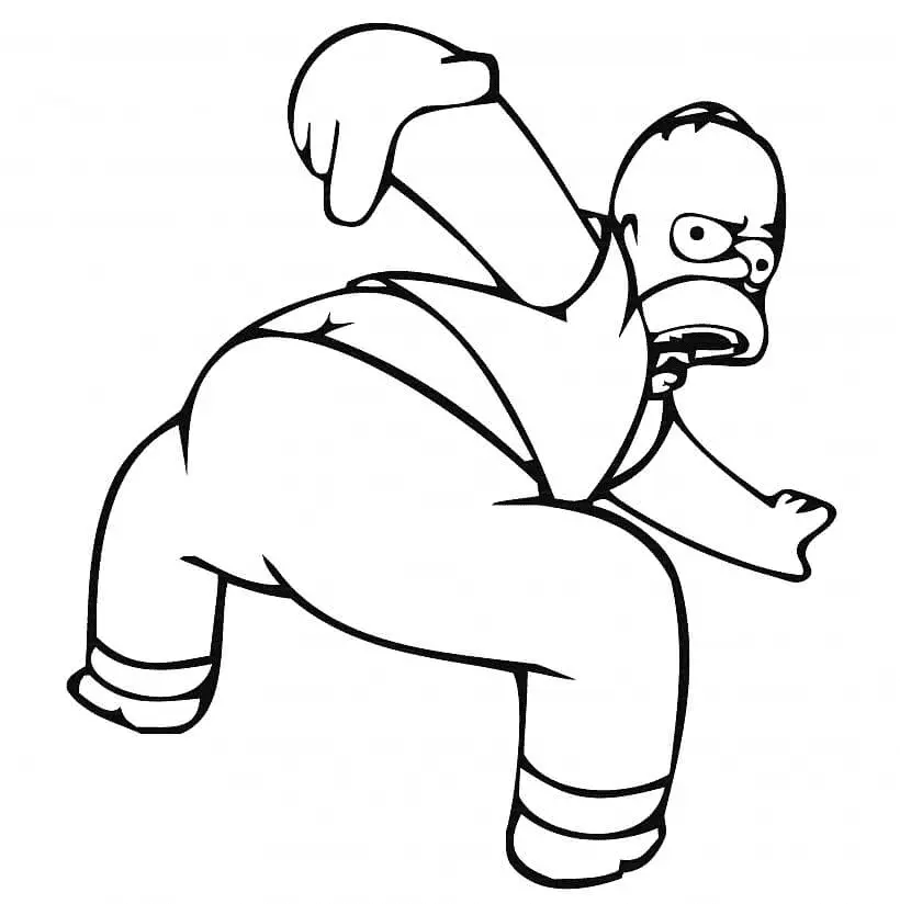 Simpsons Coloring Pages 22