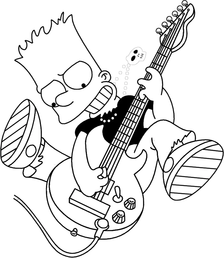 Simpsons Coloring Pages 29