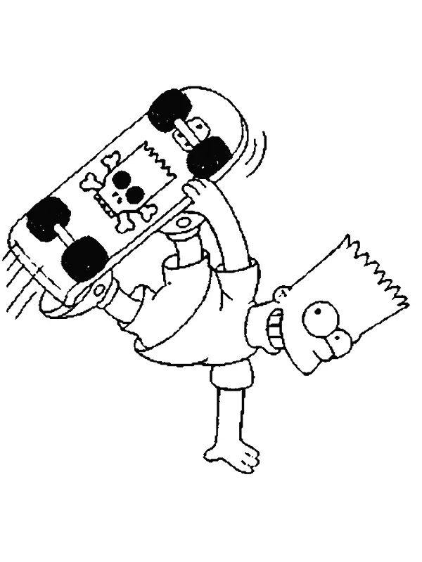 Simpsons Coloring Pages 30