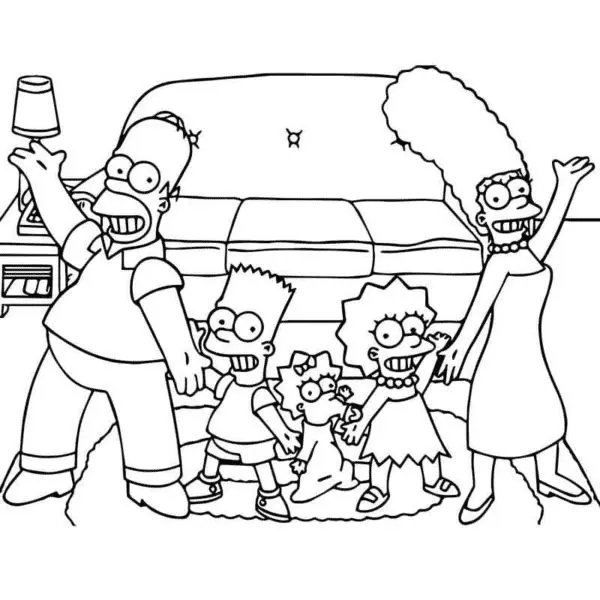 Simpsons Coloring Pages 5