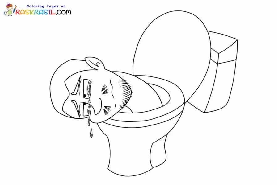 Skibidi Toilet Coloring Pages 22