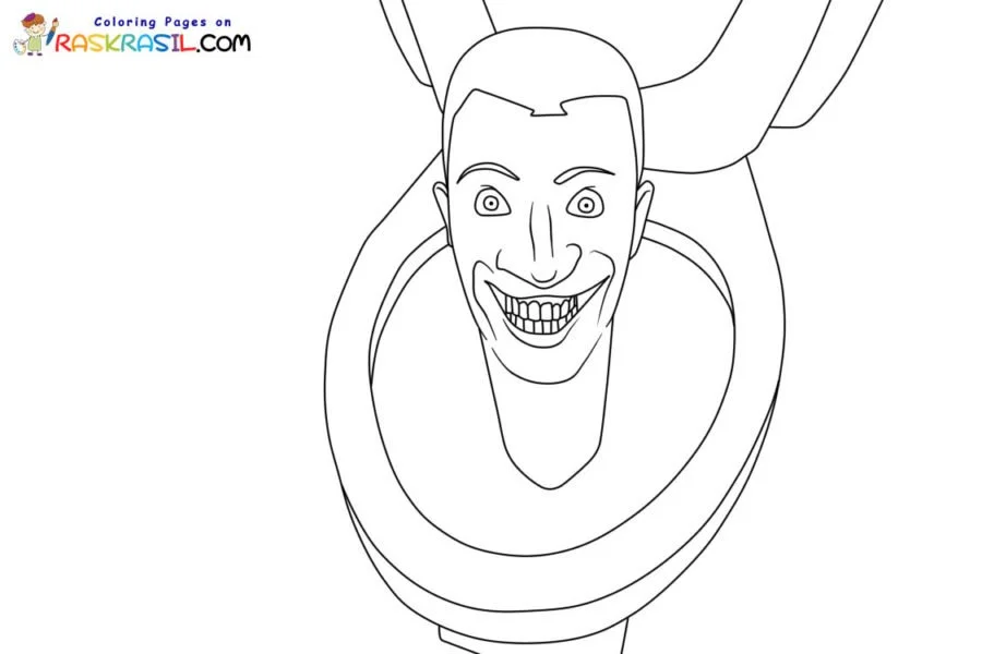 Skibidi Toilet Coloring Pages 27