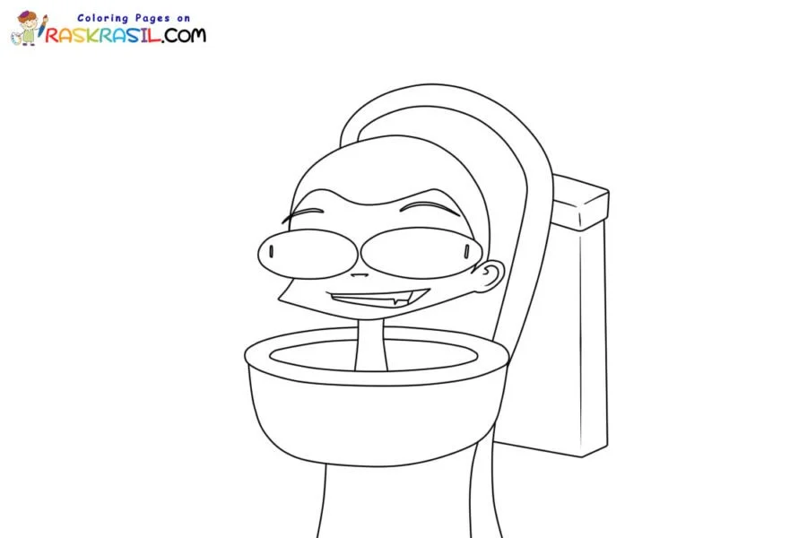 Skibidi Toilet Coloring Pages 34