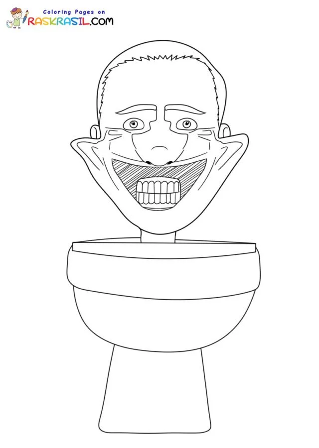 Skibidi Toilet Coloring Pages 38