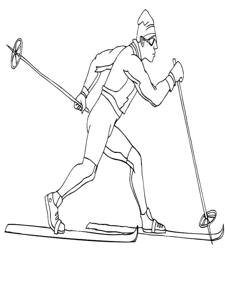 Skiing Coloring Pages 75