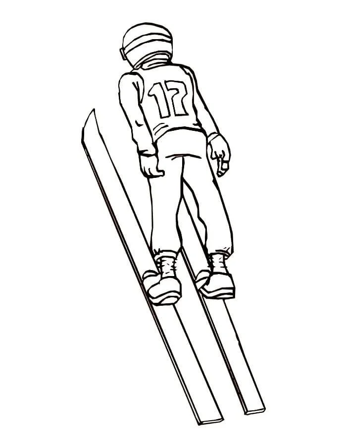 Skiing Coloring Pages 93