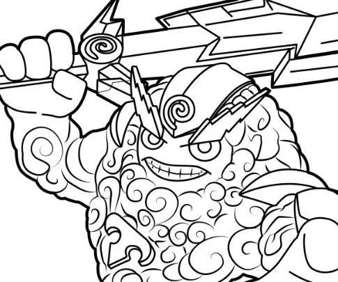 Skylanders Coloring Pages 118