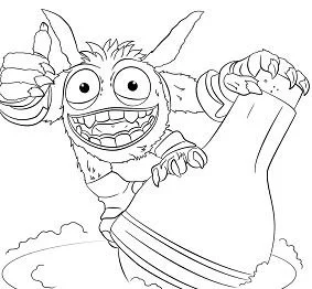 Skylanders Coloring Pages 13