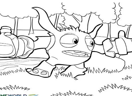 Skylanders Coloring Pages 23