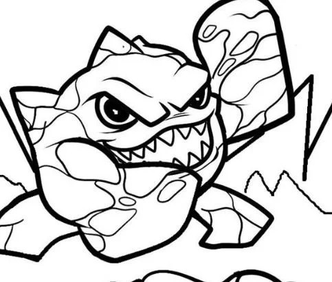 Skylanders Coloring Pages 24