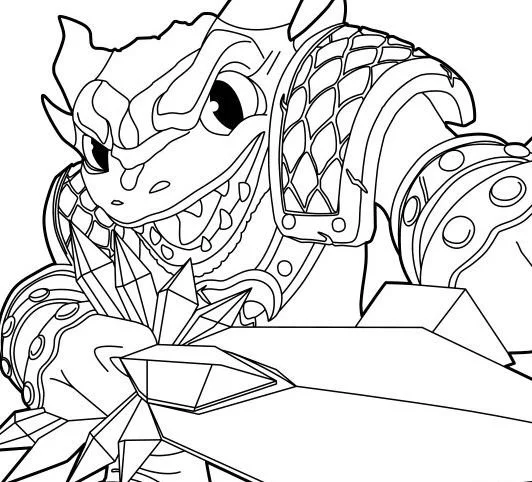 Skylanders Coloring Pages 41