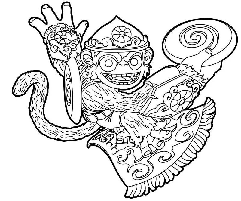 Skylanders Coloring Pages 97