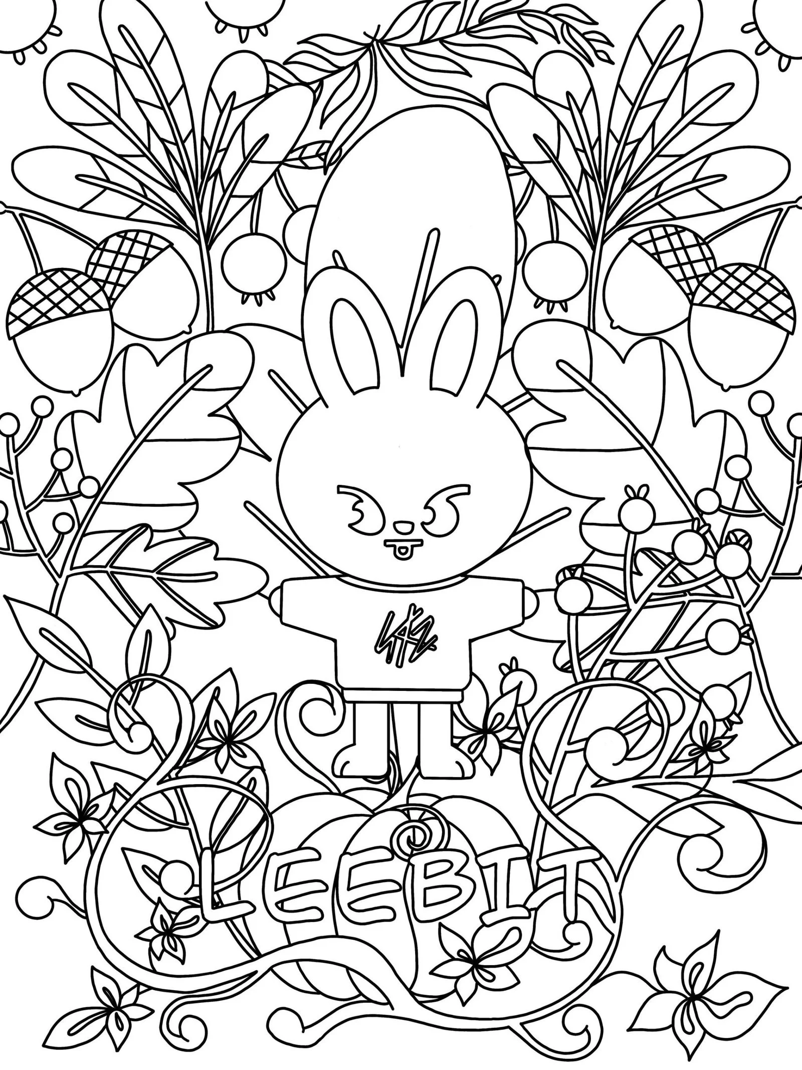 Skzoo Coloring Pages 17