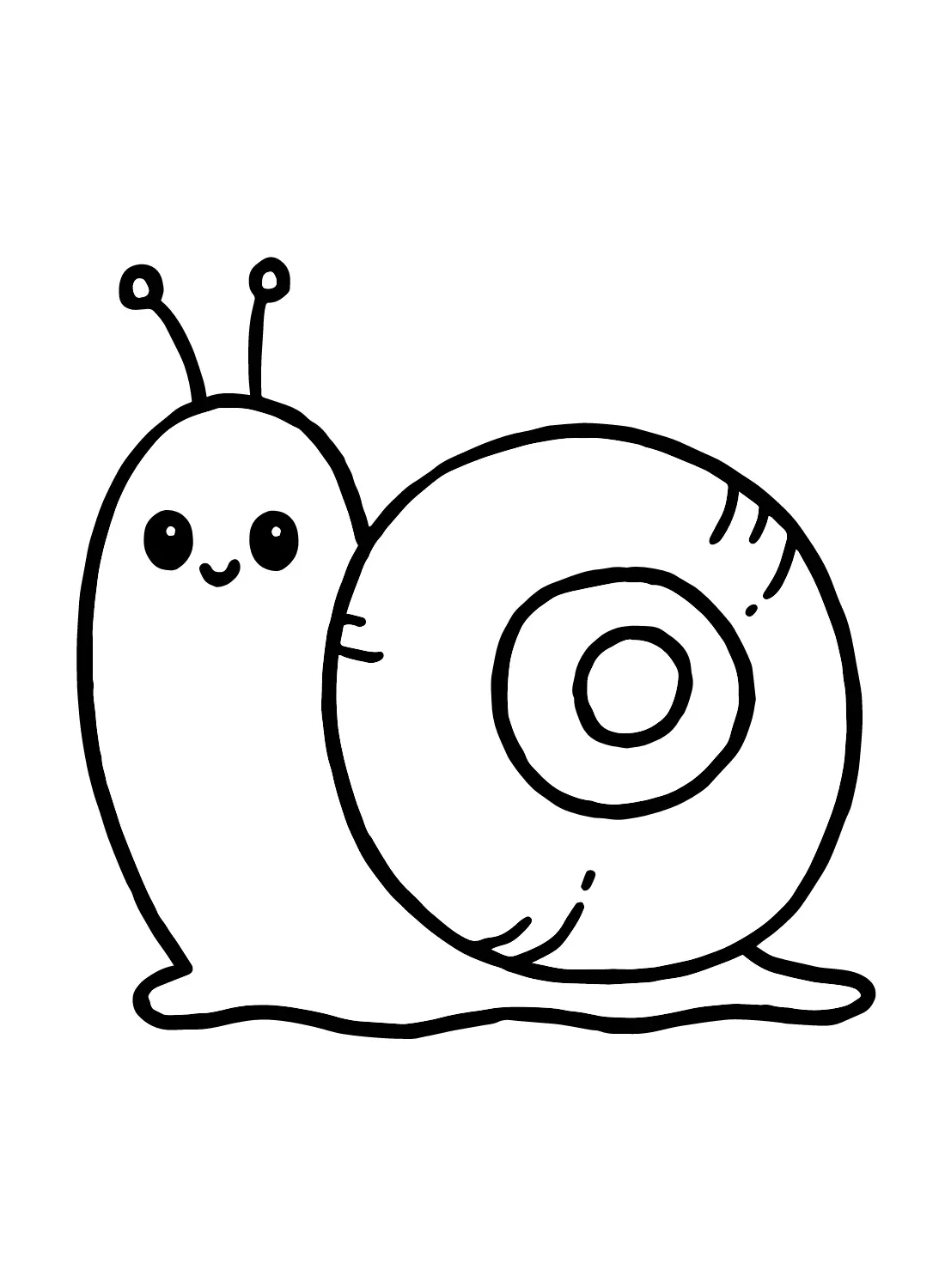 Desenhos de Caracol Para Colorir