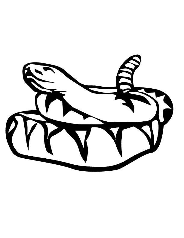Serpiente Para Colorear 106