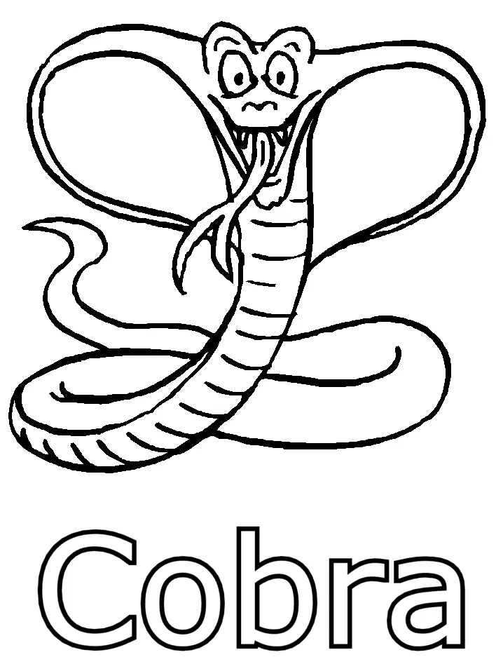 Serpiente Para Colorear 69