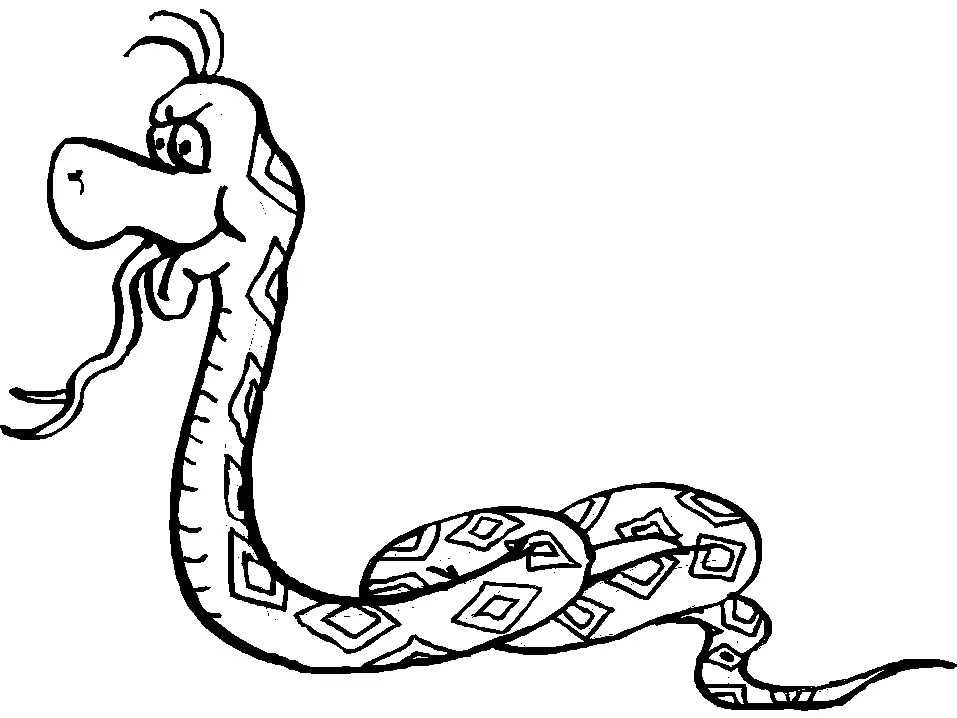 Serpiente Para Colorear 73