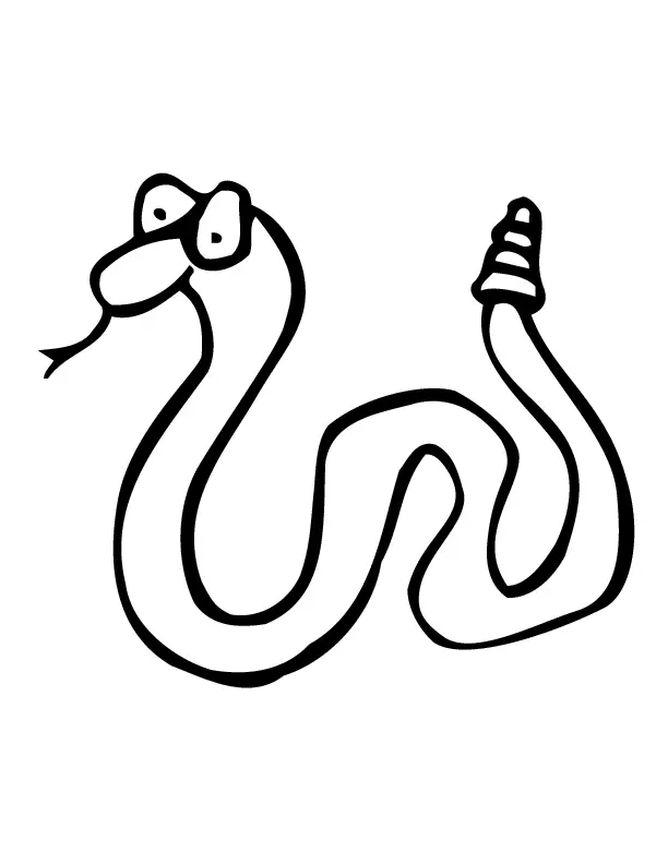 Serpiente Para Colorear 81