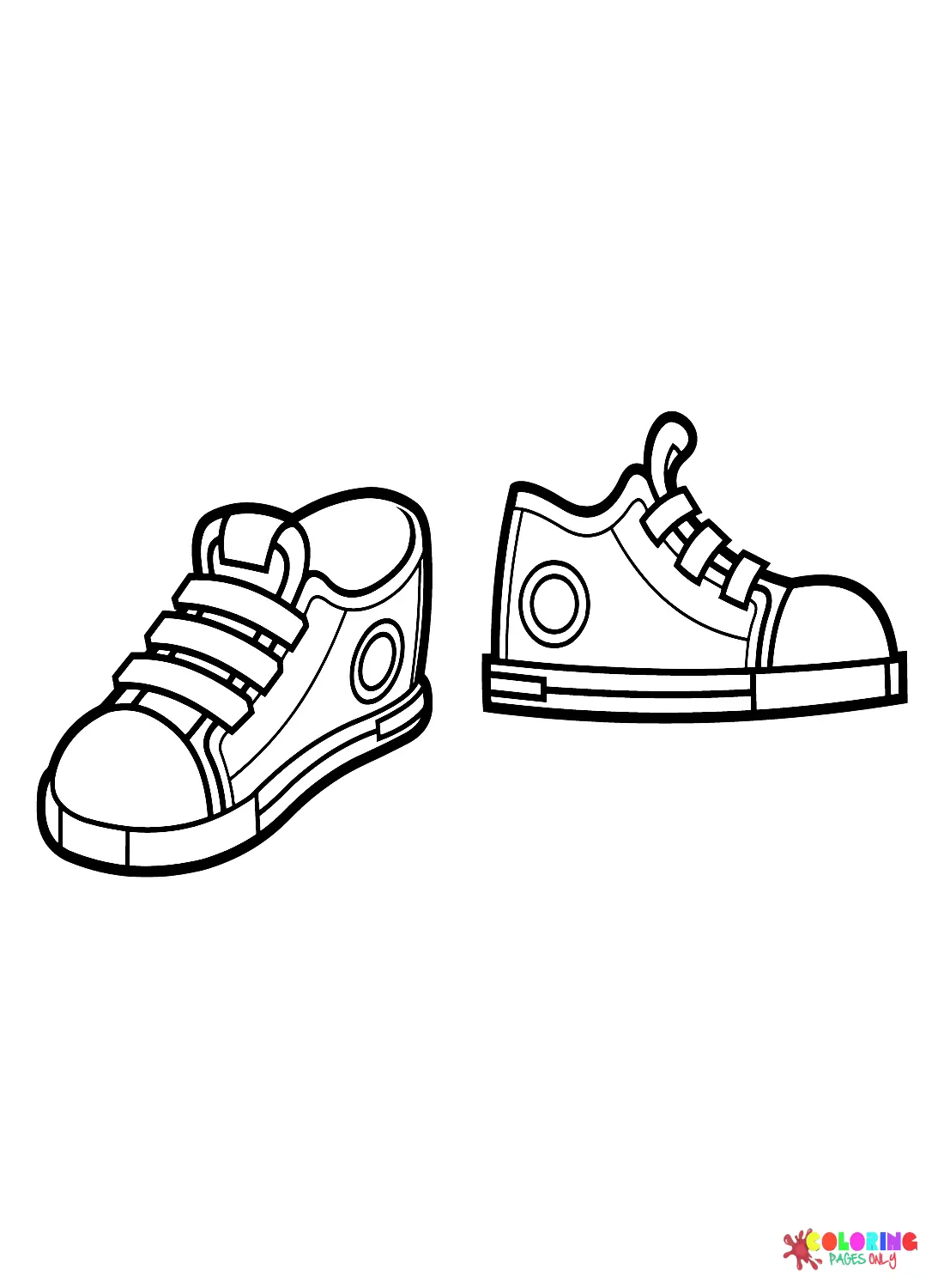 Sneaker Coloring Pages 14