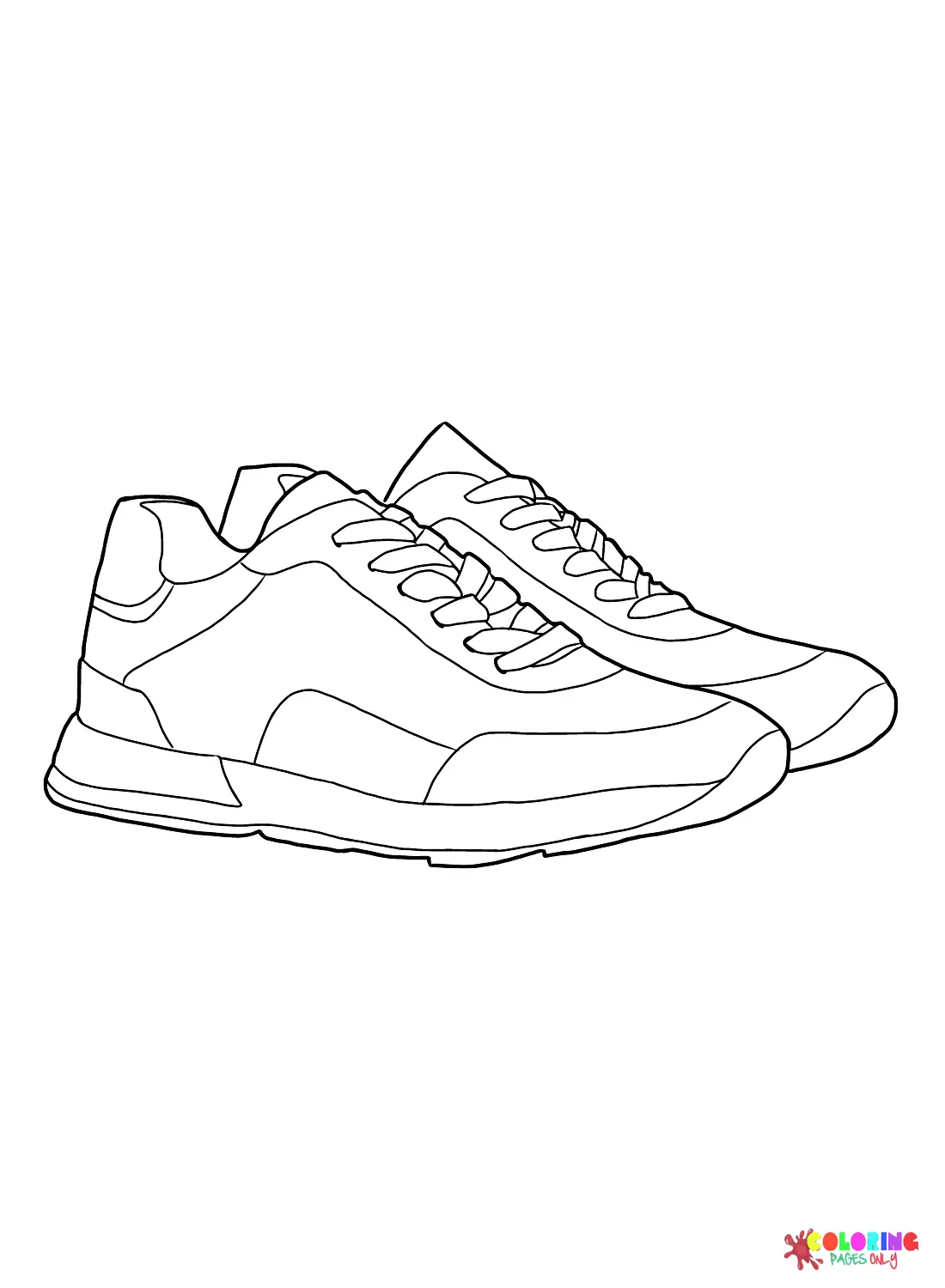 Sneaker Coloring Pages 21