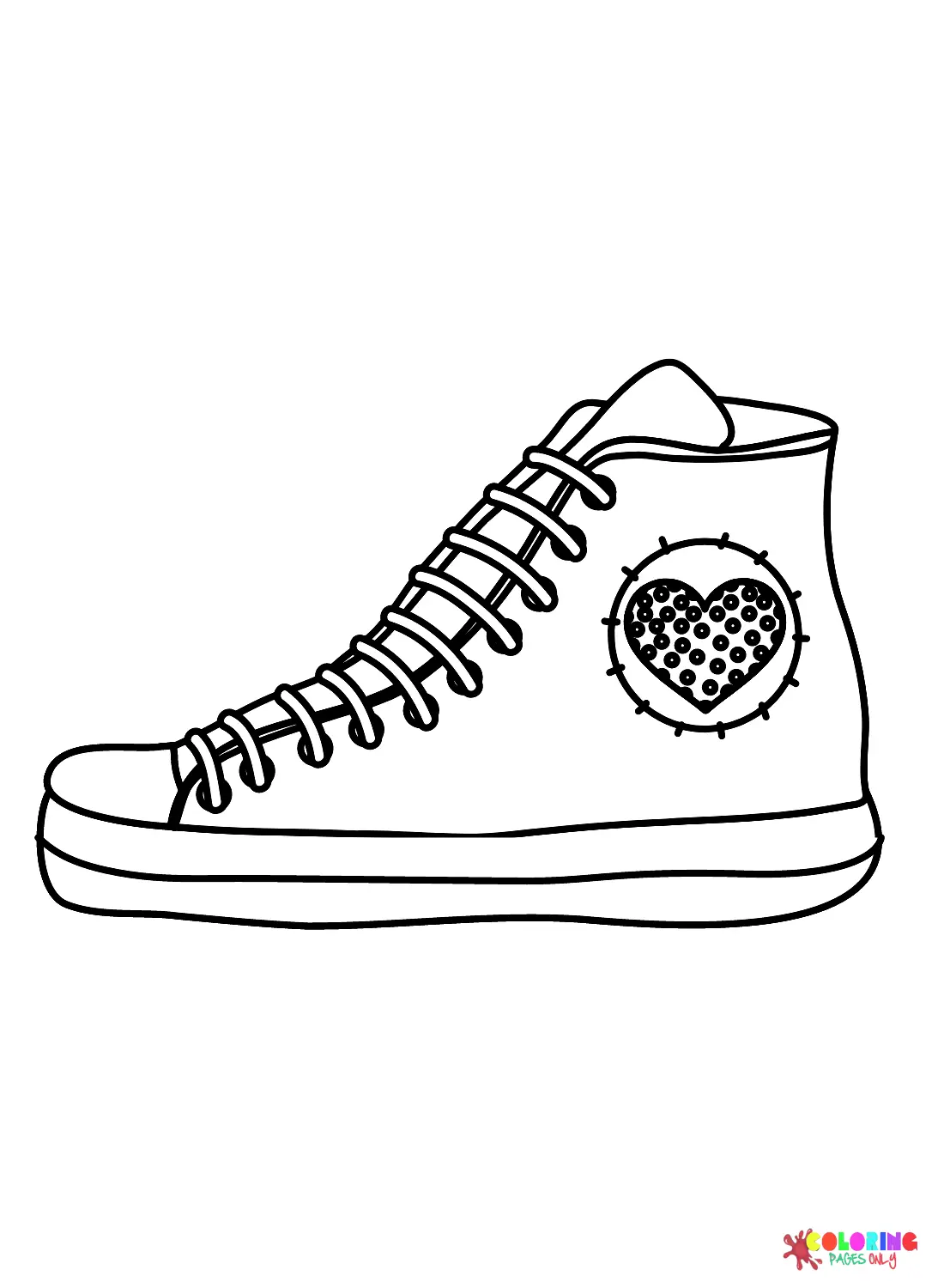 Sneaker Coloring Pages 24