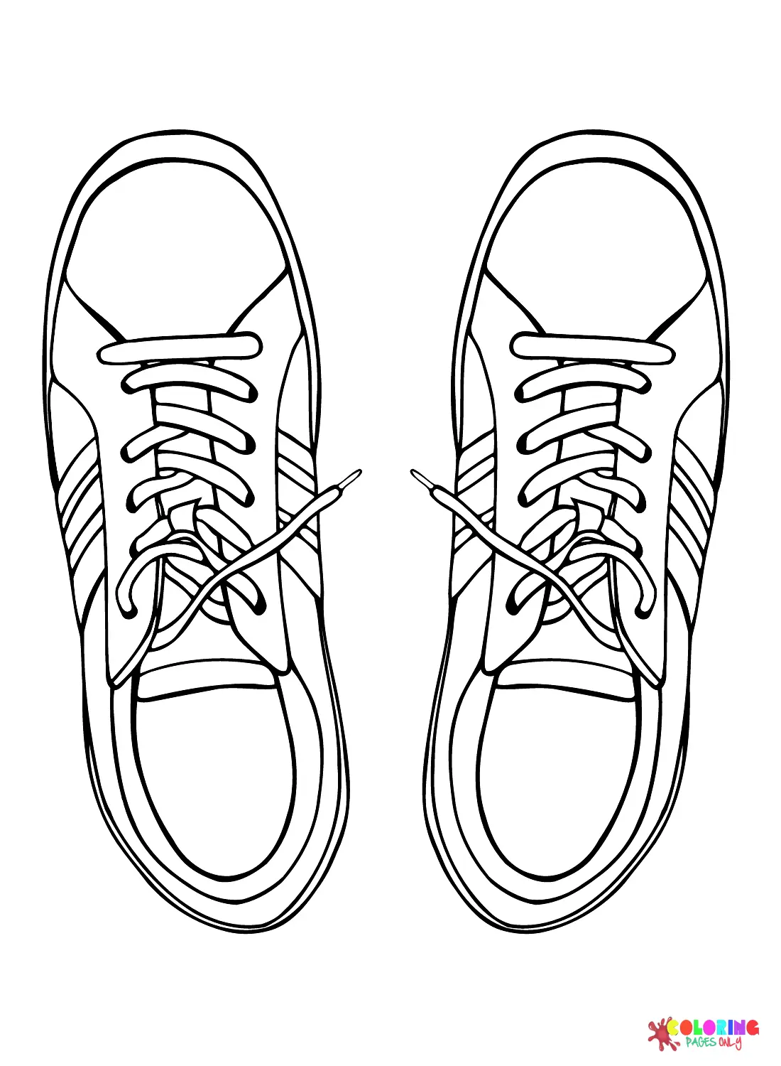 Sneaker Coloring Pages