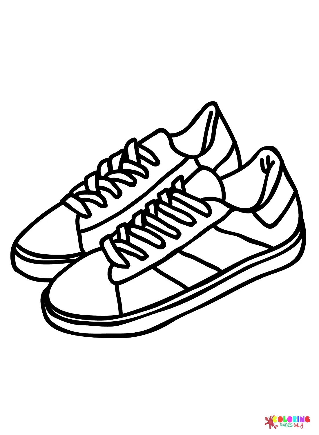 Sneaker Coloring Pages 3