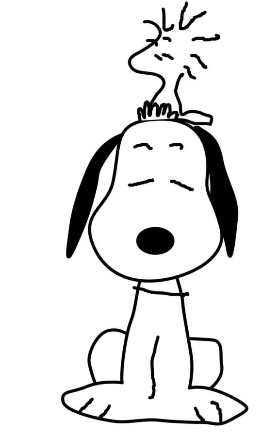 Snoopy Coloring Pages 111