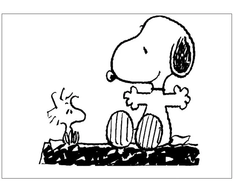 Snoopy Coloring Pages 50