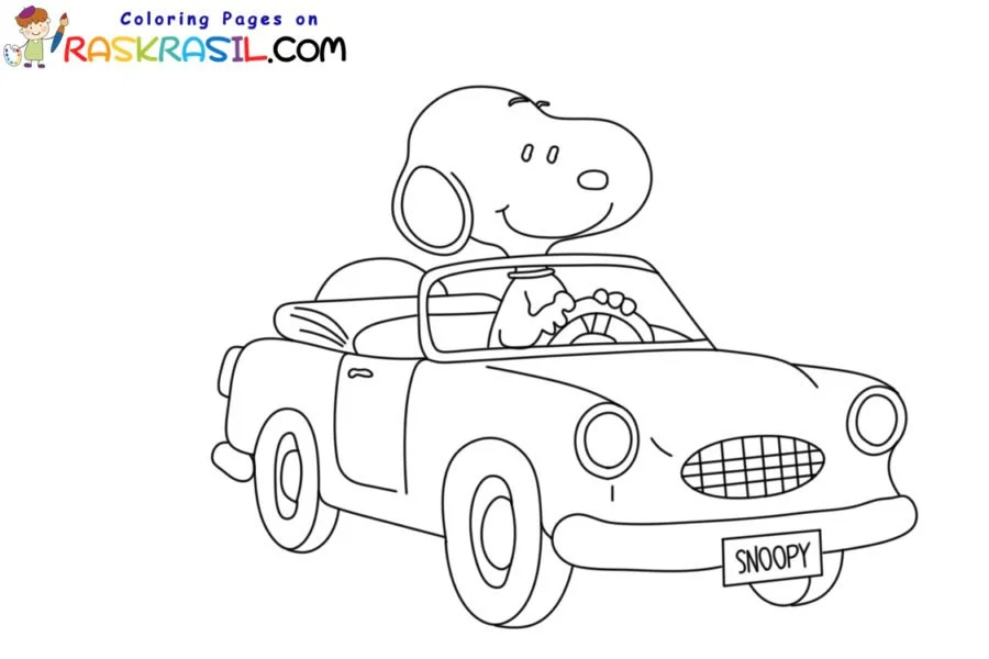 Snoopy Coloring Pages 57
