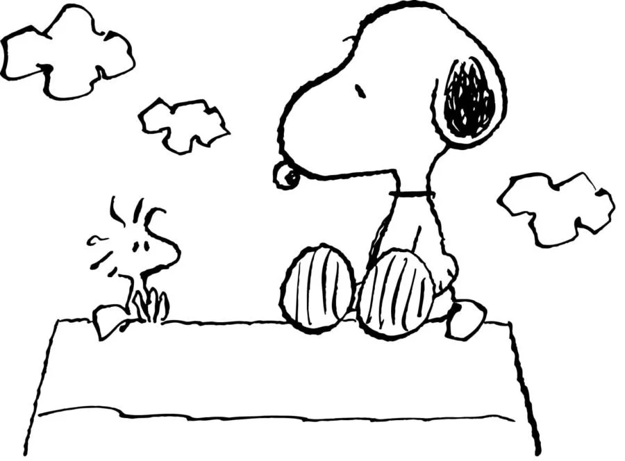 Snoopy Coloring Pages 83